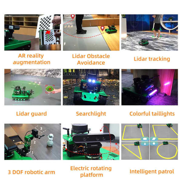 Yahboom Transbot ROS Robot Python programming with Lidar Depth camera ...